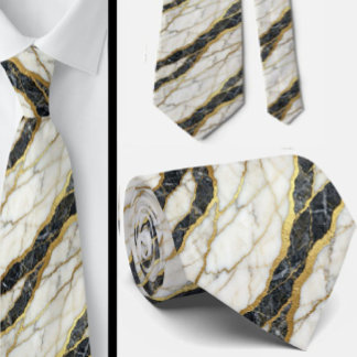 Exklusiv slips | Lyxig marmor S&V + Guld