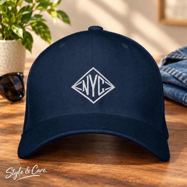 Exklusiv Stilfull NYC Broderad Keps (Exclusive Stylish NYC Embroidered Baseball Cap)