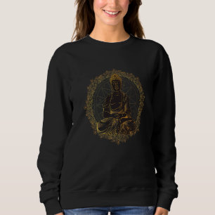 Exklusiv Yoga Chakra Buddha Mandala Manar och Wome T Shirt