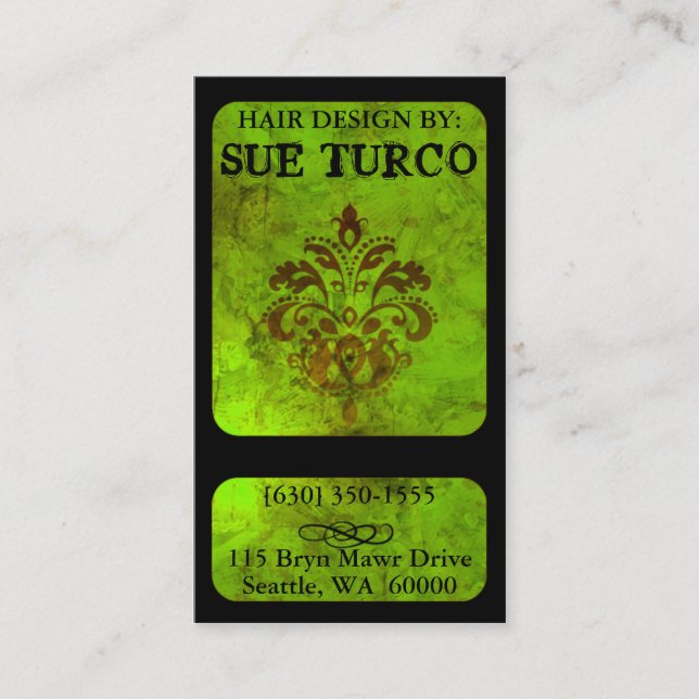 Exklusiva moderna visitkortar visitkort (Framsida)