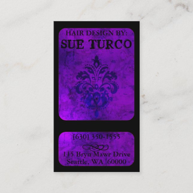 Exklusiva moderna visitkortar visitkort (Framsida)