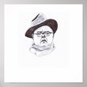 EXKLUSIVA Truman Capote "i kallt bläck ", Poster