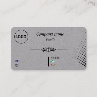 exklusivens utformning av visitkort