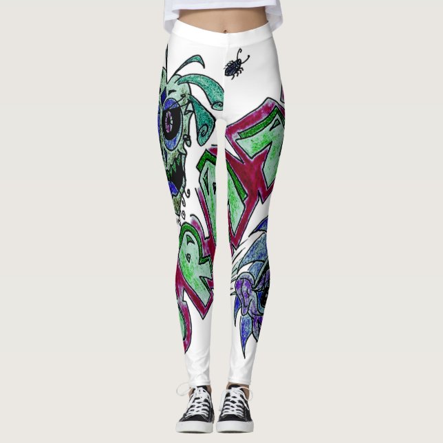 Exklusivens utformning Crazy. Leggings (Framsida)