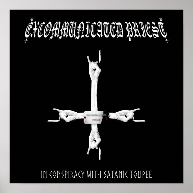 Exkommunicerad präst "In Conspiracy" Poster (Framsidan)