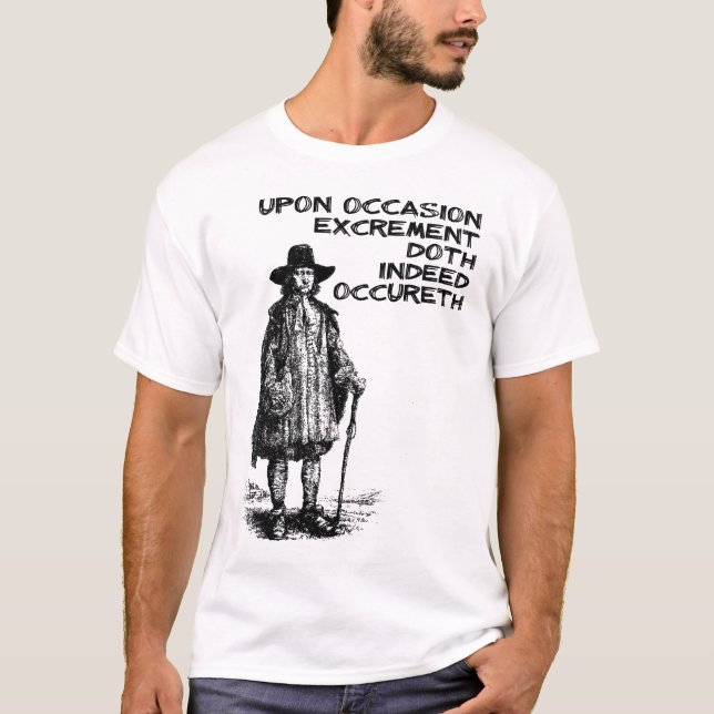 Exkrement Doth Occureth Funny Shirt Tröja (Framsida)