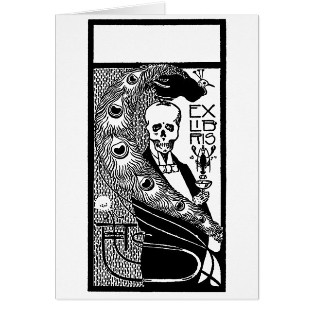 Exlibris Hälsningskort (Framsidan)