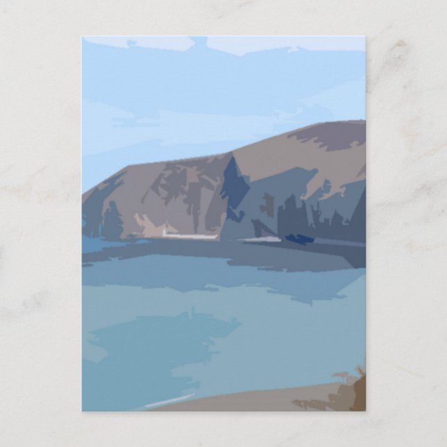 Exmoor Art Deco-Stil vykort (Framsida)