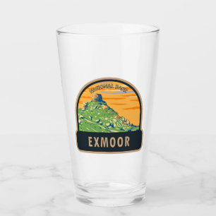 Exmoor National Park Castle Sten England Vintage Glaskopp