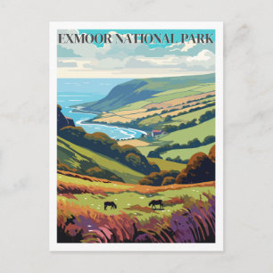 Exmoor National Park, England Vykort