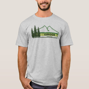 Exmoor National Park Grönt Rand T Shirt