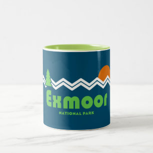 Exmoor National Park Retro Två-Tonad Mugg