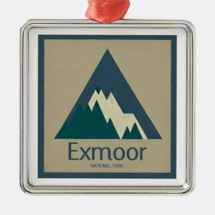 Exmoor National Park Rustic Julgransprydnad Metall