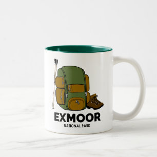 Exmoor National Park-ryggsäck Två-Tonad Mugg