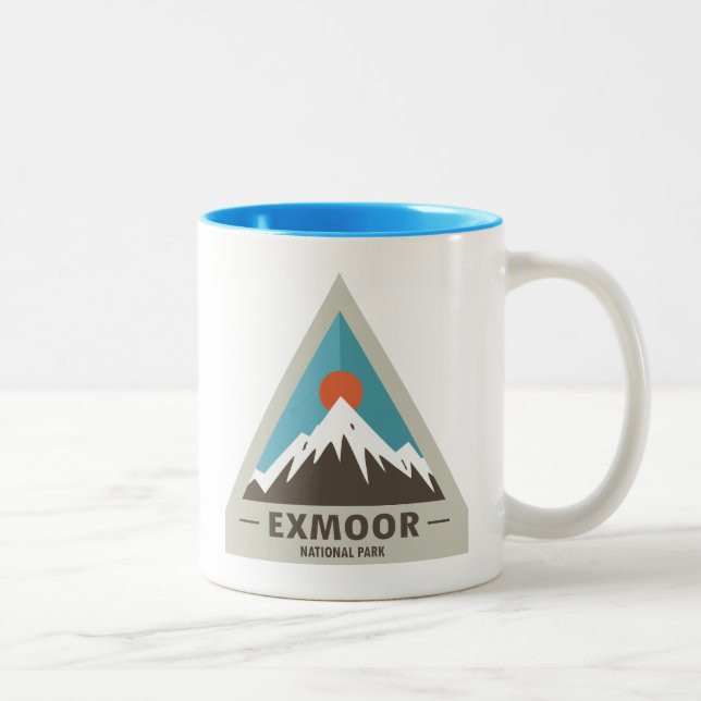 Exmoor National Park Två-Tonad Mugg (Höger)