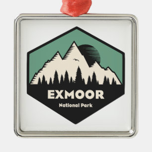 Exmoor nationalpark julgransprydnad metall