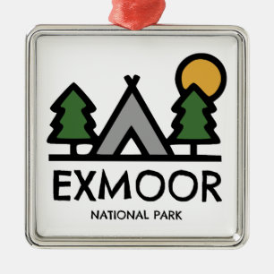 Exmoor nationalpark julgransprydnad metall