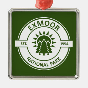 Exmoor nationalpark Solträd Julgransprydnad Metall