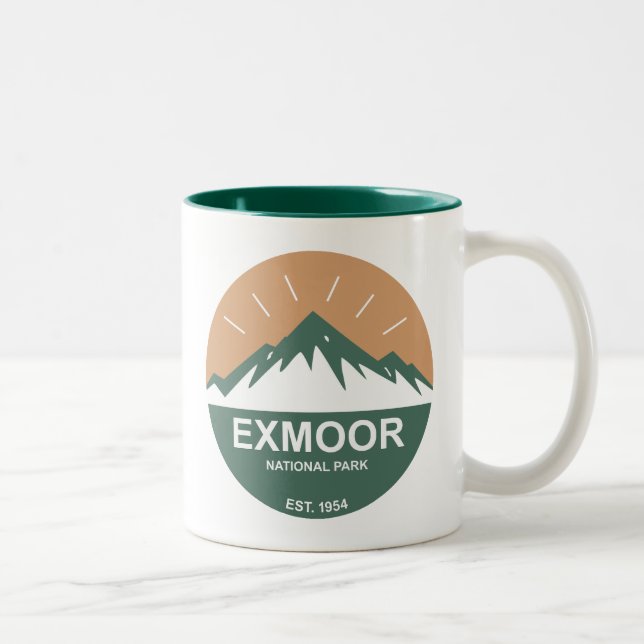 Exmoor nationalpark Två-Tonad mugg (Höger)
