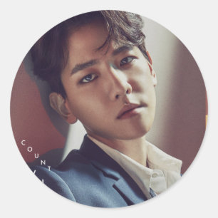 EXO Baekhyun Sticker Runt Klistermärke