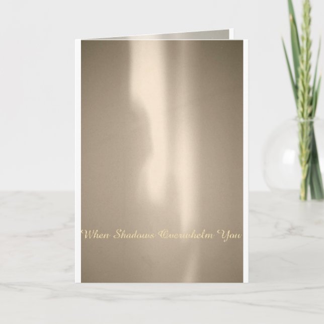 EXOBIA-HÄLSNINGAR: Förkrossa dig, när skuggar Kort (Framsida)