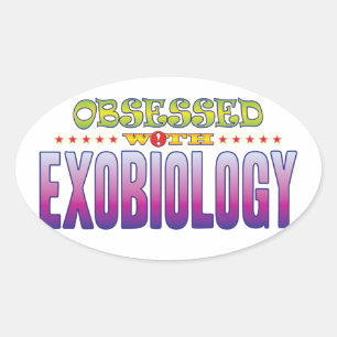 Exobiologi 2 ovalt klistermärke