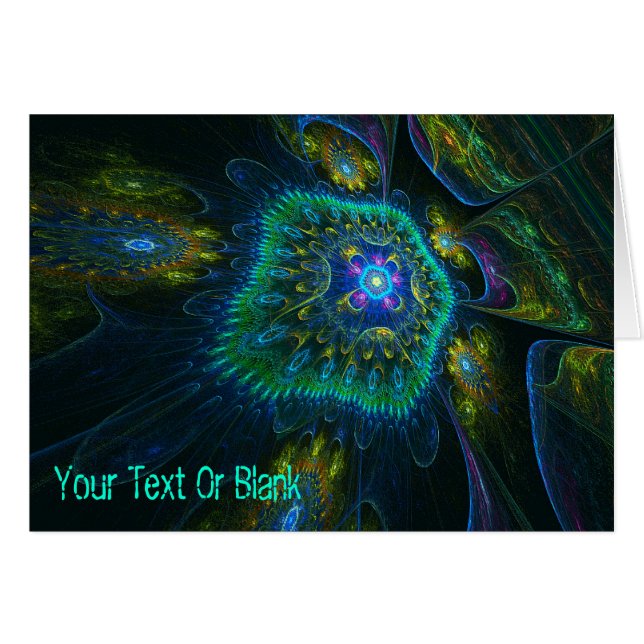 Exobiologi Hälsningskort (Framsidan Horizontal)