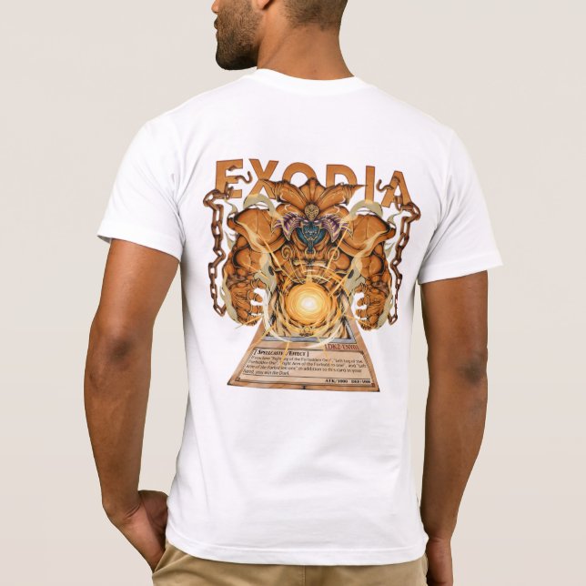 ⚡"exodia" Ancient Victory God T-Shirt (Baksida)