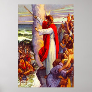 Exodus 14 Egyptierna dränks poster