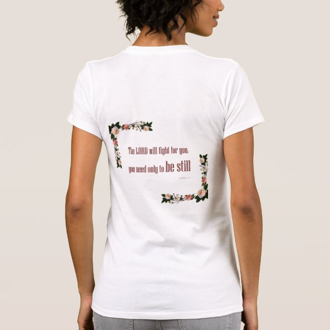 Exodus 14 "LORD will Fight" T-Shirt (Baksida)
