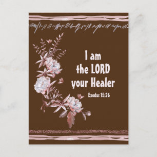 Exodus 15:26 Jag är Herren Ers Bibelverse Vykort