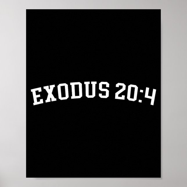 Exodus 20_4  poster (Framsidan)