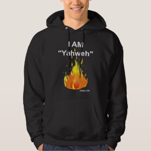 Exodus 314 JAG Är Den Jag Är, Yahweh Den Brinnande Hoodie
