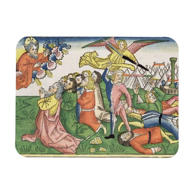 Exodus 32 15-23 Moses bryter stentabletterna, Magnet (Horisontell)