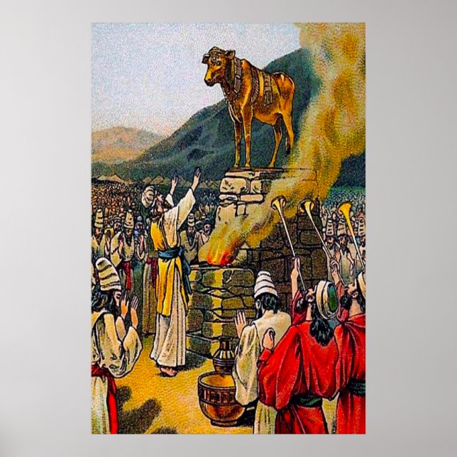 Exodus 32 Sin of Idol Worship poster (Framsidan)