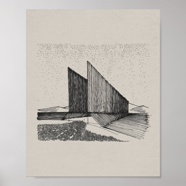 Exodus Print - Parting of the Red Sea Poster (Framsidan)