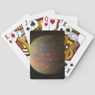 Exoplanet 55 Cancri E och dess Molten Yta Casinokort