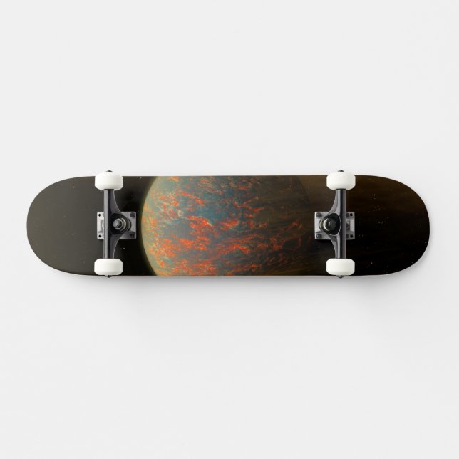 Exoplanet 55 Cancri E och dess Molten Yta Mini Skateboard Bräda 18,5 Cm (Horz)