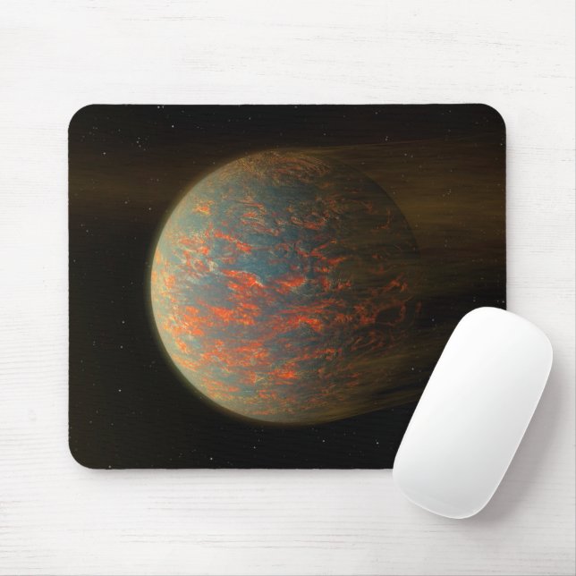Exoplanet 55 Cancri E och dess Molten Yta Musmatta (Med mus)