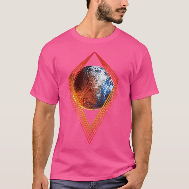 Exoplanet Extrasolar Planet Universe Astronomy Vap T Shirt (Framsida)