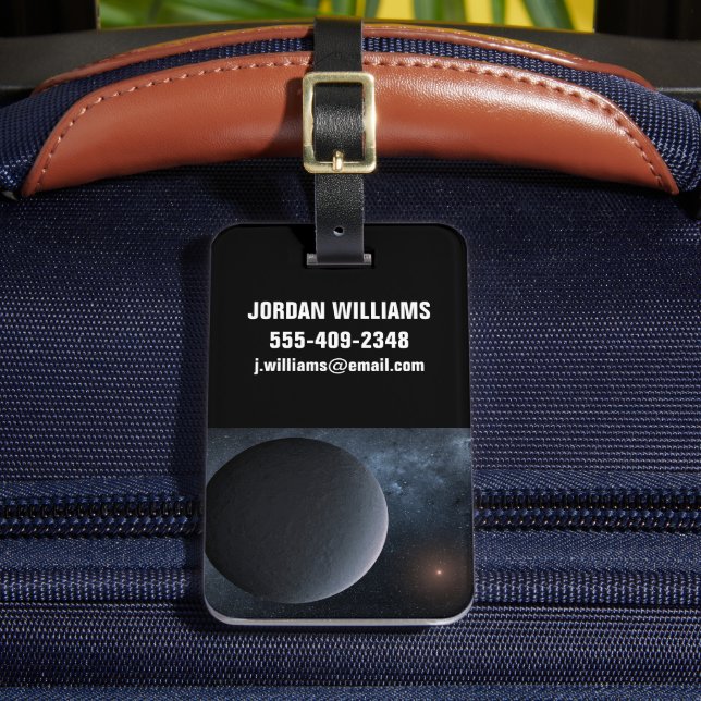 Exoplanet Ogle-2016-Blg-1195lb Orbit A Small Star Bagagebricka (Framsida Insitu 2)