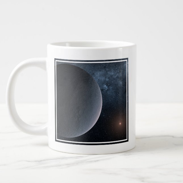 Exoplanet Ogle-2016-Blg-1195lb Orbit A Small Star Jumbo Mugg (Vänster)