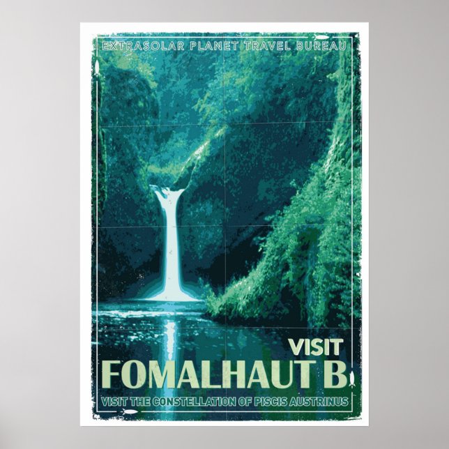 Exoplanet Travel Fomalhaut B Poster (Framsidan)