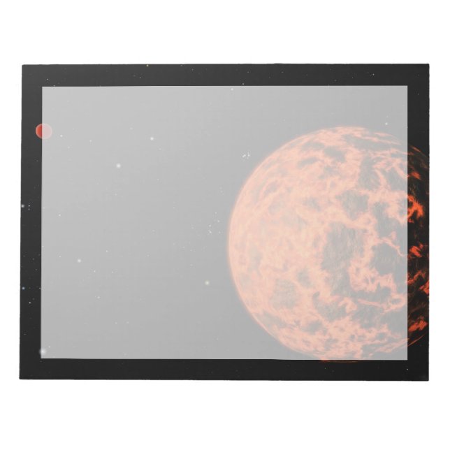 Exoplanet Ucf-1.01 Orbitande en stjärna kallad Gj  Anteckningsblock (Framsida)