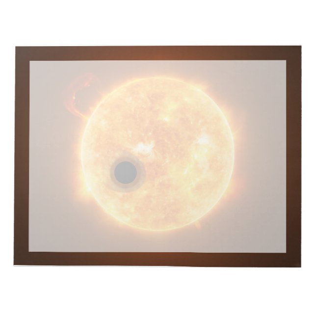 Exoplaneten Wasp-107b är en gasgivare Anteckningsblock (Framsida)