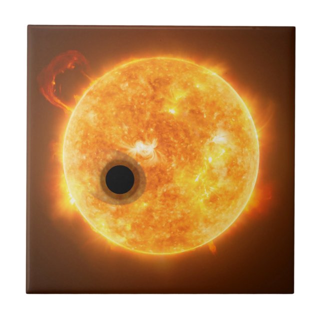 Exoplaneten Wasp-107b är en gasgivare Kakelplatta (Framsidan)