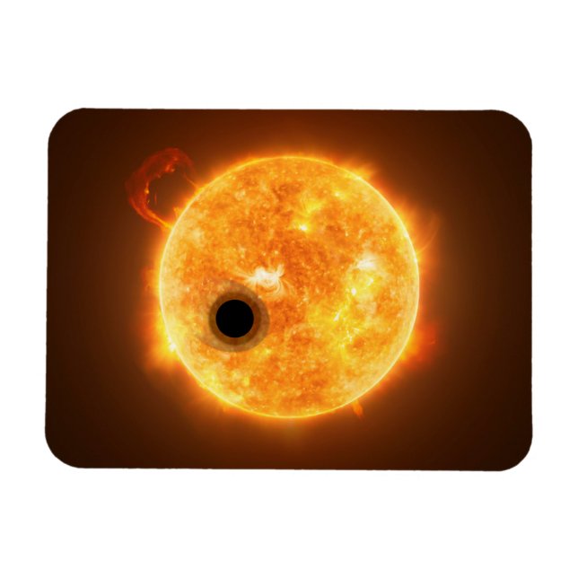 Exoplaneten Wasp-107b är en gasgivare Magnet (Horisontell)