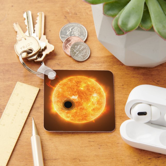 Exoplaneten Wasp-107b är en gasgivare Nyckelring (Skrivbord)