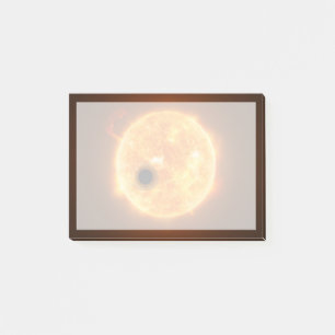Exoplaneten Wasp-107b är en gasgivare Post-it Block