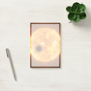Exoplaneten Wasp-107b är en gasgivare Post-it Block